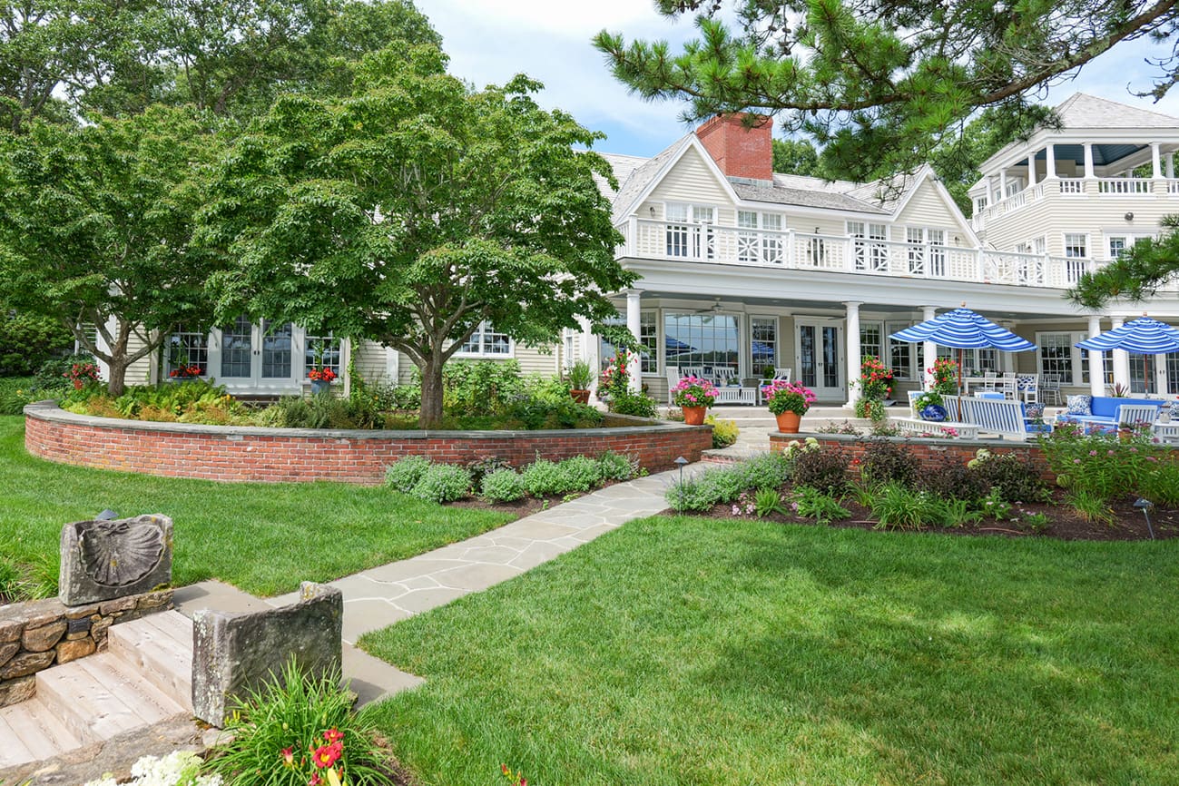 CMS Landscape A Waterfront Estate Rooted in Legacy, Refined for Today, a new project feature from CMS Landscape. This property includes a stunning backyard that lines the waterfront with a beautiful patio and swimming pool and lots of flowers and shrubs.