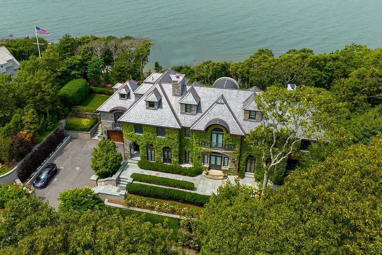 CMS Landscape A beautiful landscaping project with views of the water, built, designed, and maintained by CMS Landscape